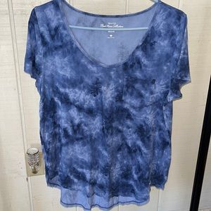 Blue Tie-Dye Hollister Pocket Shirt